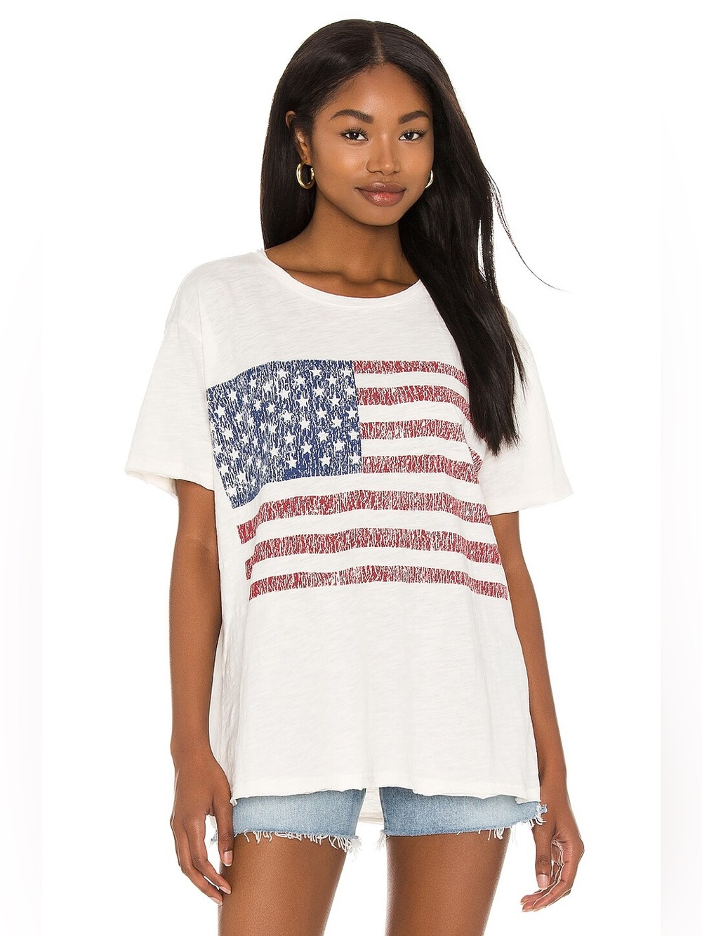 Show Me Your Mumu American Flag Graphic Tee - Size Small - Picture 3 of 9